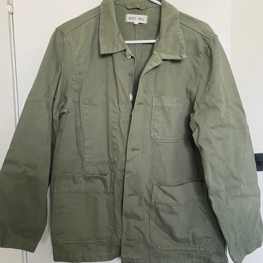 Alex Mill Britt Work Jacket in Sage - Large